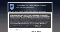 Desktop Screenshot of lawenforcementfamilysupport.org